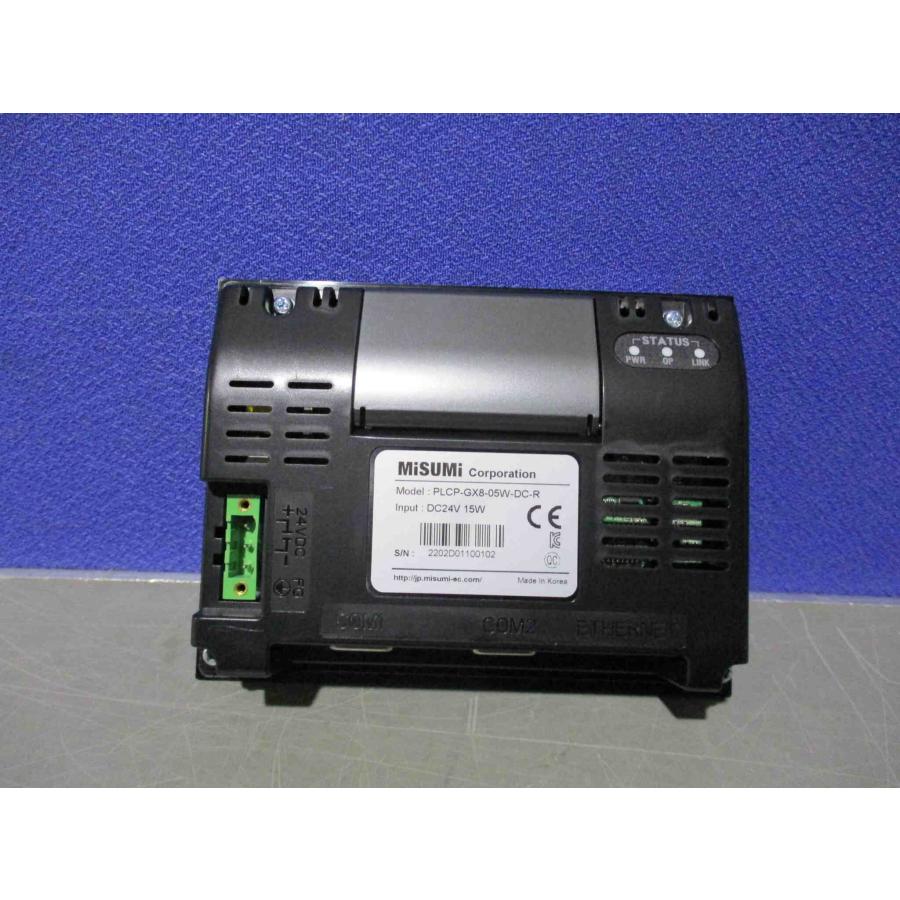 新古MiSUMi タッチパネル PLCP-GX8-05W-DC-R 通電OK(NADR60318D001