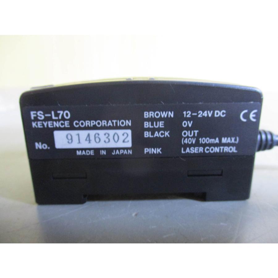 新古 KEYENCE FS-L70 ファイバセンサ アンプユニット(NAHR61009C037 