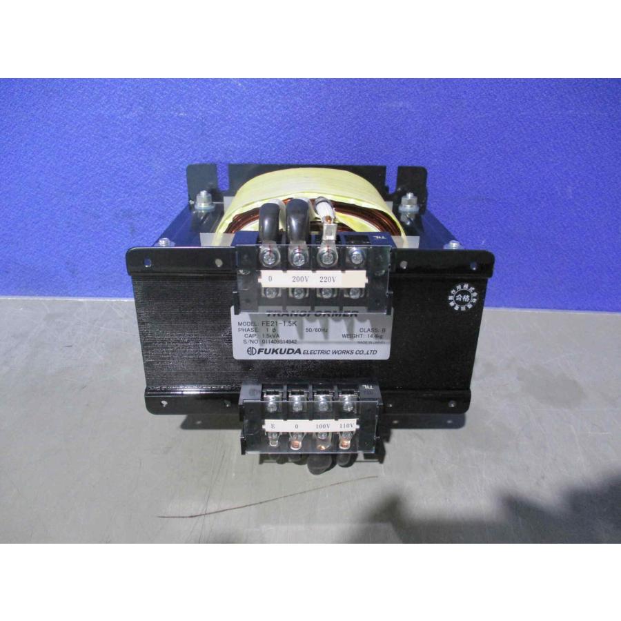 新古 FUKUDA FE21-1.5K 福田電機製作所 変圧器（トランス）1.5KVA