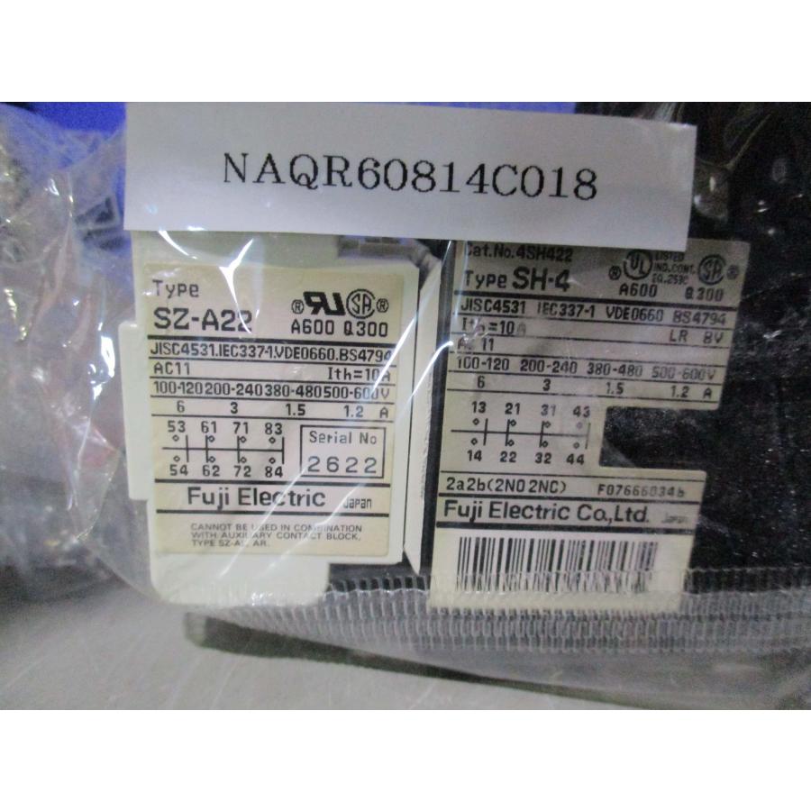 新古 Fuji Electric SZ-A22 / SH-4 Auxiliary Contact Block 9個