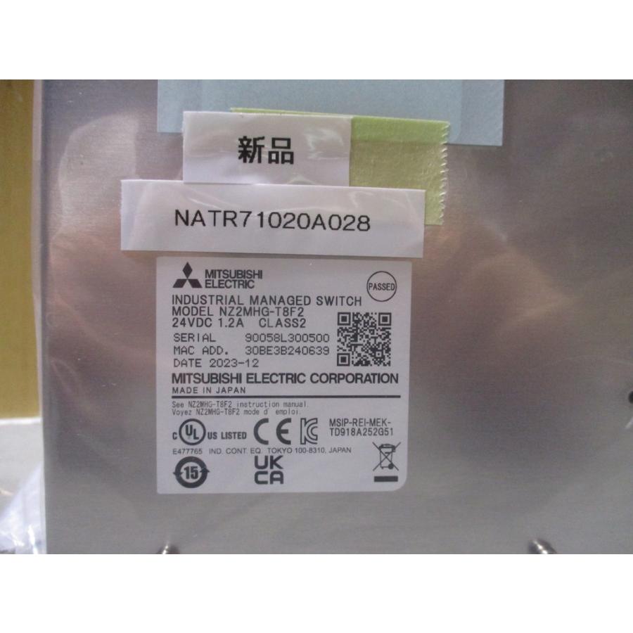 新古 MITSUBISHI NZ2MHG-T8F2 INDUSTRIAL MANAGED SWITCH