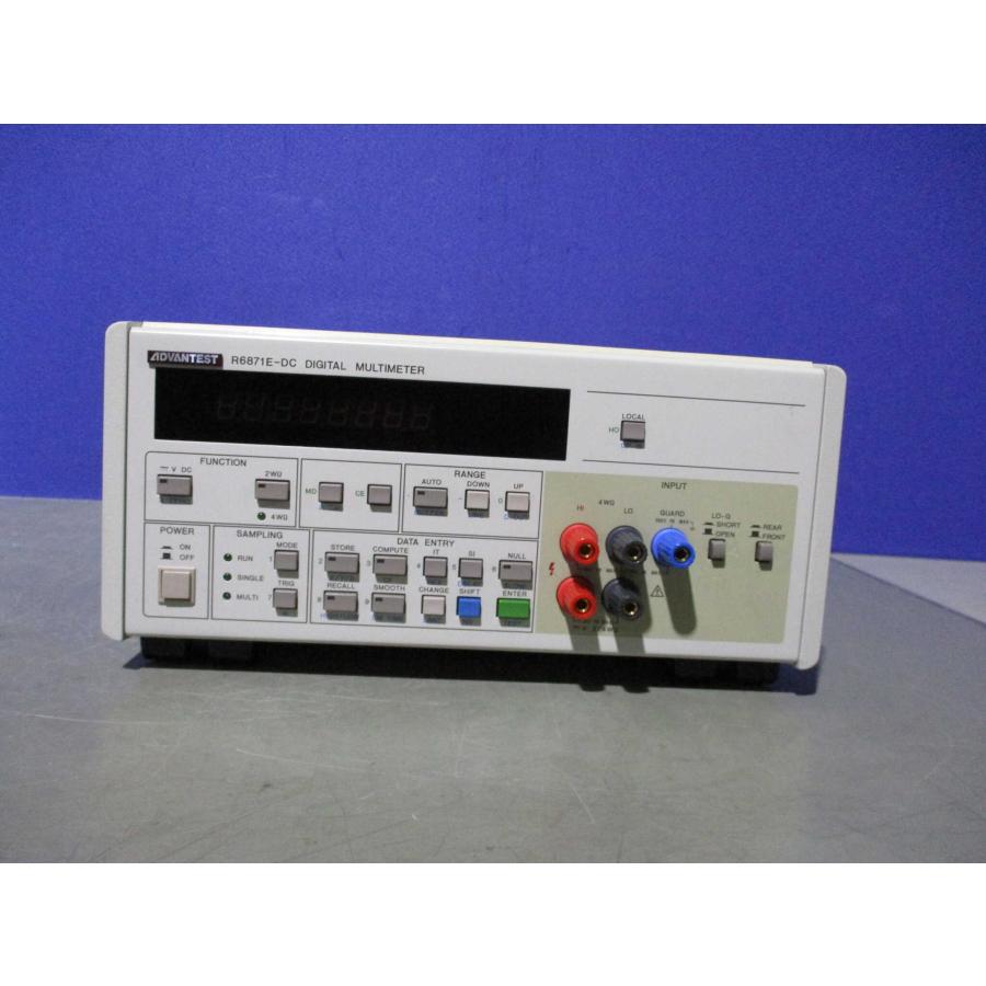 中古 ADVANTEST ADC (アドバンテスト) R6871E-DC DIGITAL MULTIMETER