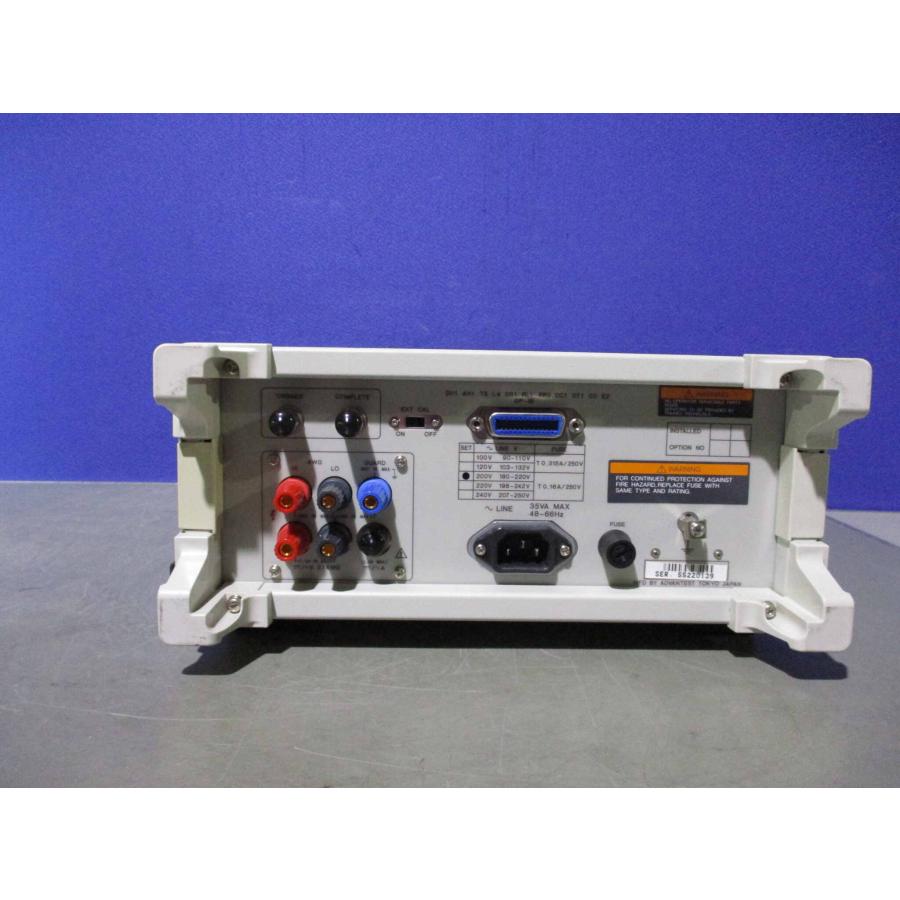 中古 ADVANTEST ADC (アドバンテスト) R6871E-DC DIGITAL MULTIMETER