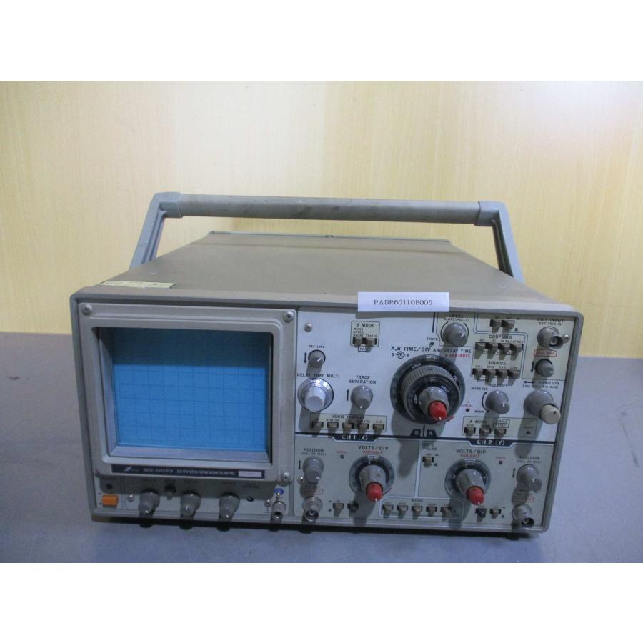 中古IWATSU オシロスコープ SS-6613 60MHz 通電OK(PADR60110B005