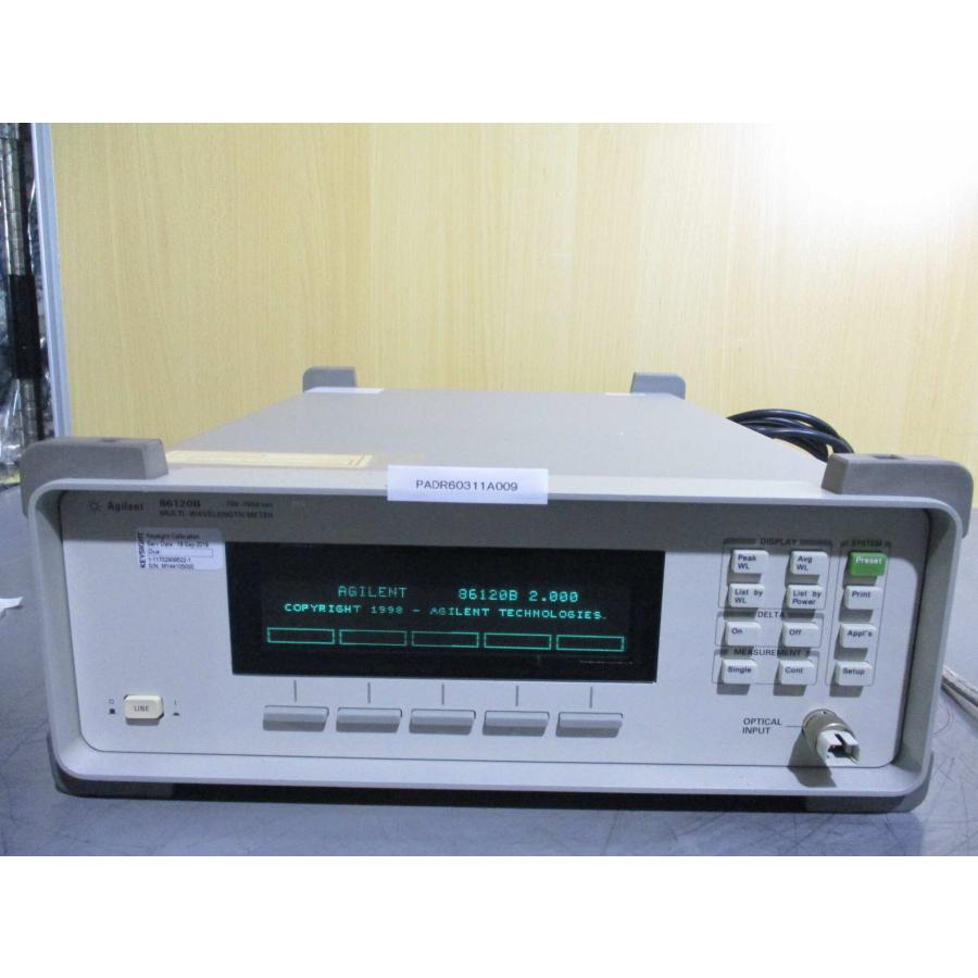 中古Agilent 86120B Multiwavelength Meter 通電OK(PADR60311A009 ...