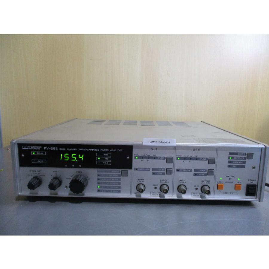 中古 NF回路設計ブロック FV-665 DUAL CHANNEL PROGRAMMABLE 中古 NF回路設計ブロック FV-665 DUAL CHANNEL PROGRAMMABLE