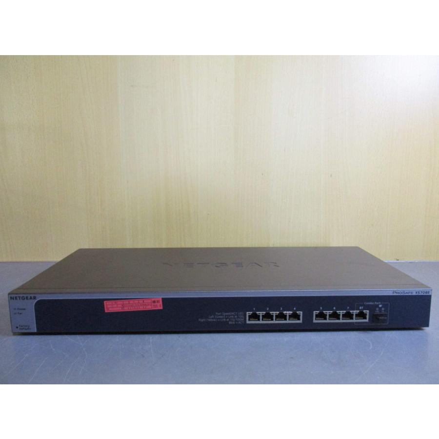 中古 NETGEAR PROSAFE 8-PORT 10-GIGABIT ETHERNET WEB MANAGED SWITCH