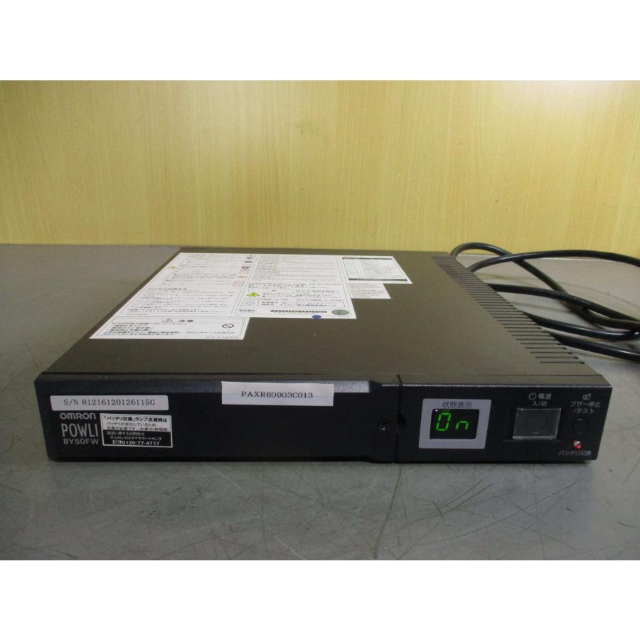 中古 OMRON BY50FW 無停電電源装置 通電OK (PAXR60903C013