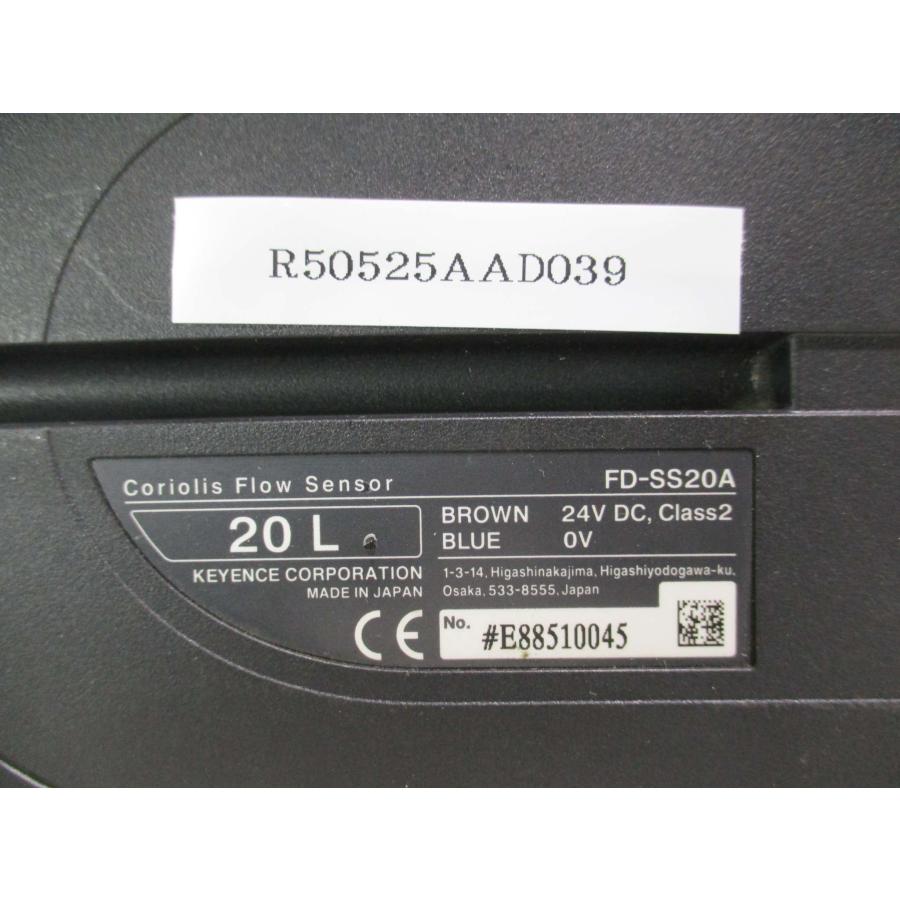 中古 KEYENCE CORIOLIS FLOW SENSOR FD-SS20A デジタル流量 中古 KEYENCE CORIOLIS FLOW SENSOR FD-SS20A デジタル流量