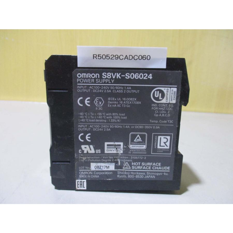 中古 OMRON POWER SUPPLY S8VK-S06024 パワーサプライ