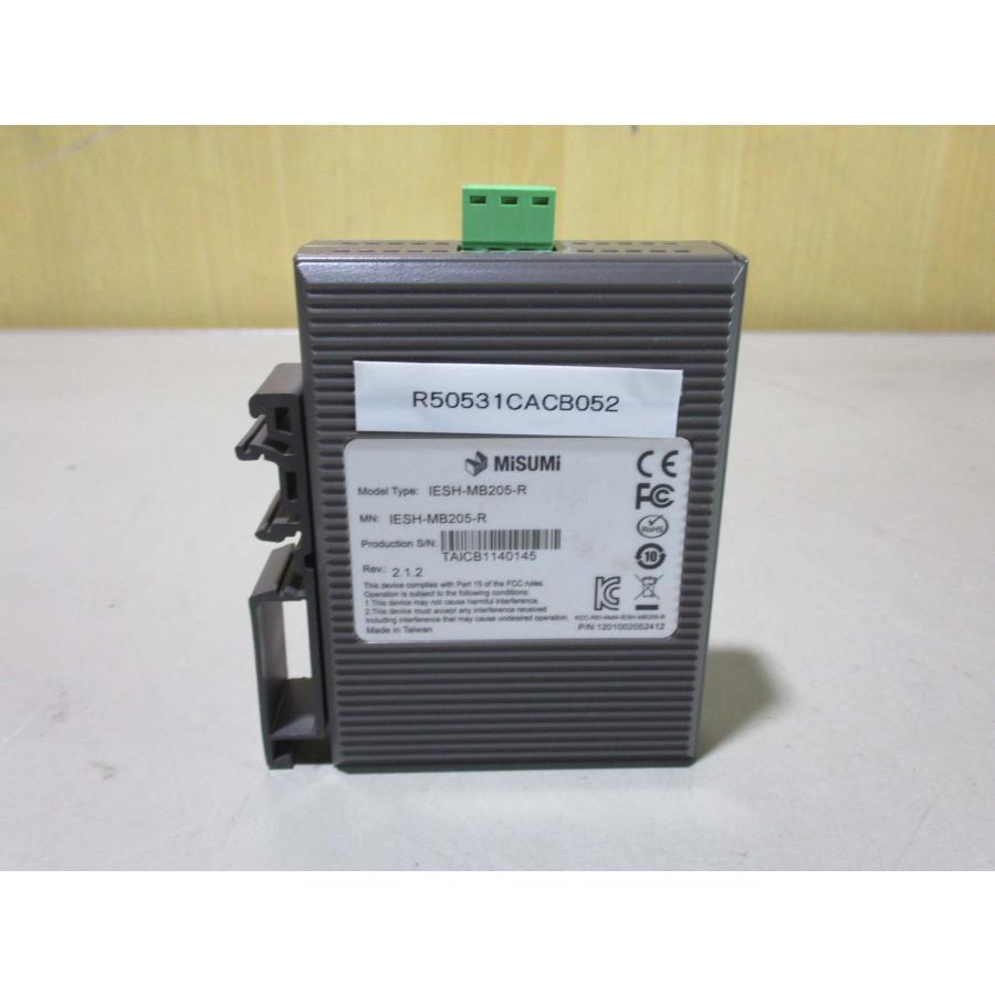 中古 MISUMI IESH-MB205-R 5/8ポートギガビットアンマネージド産業用