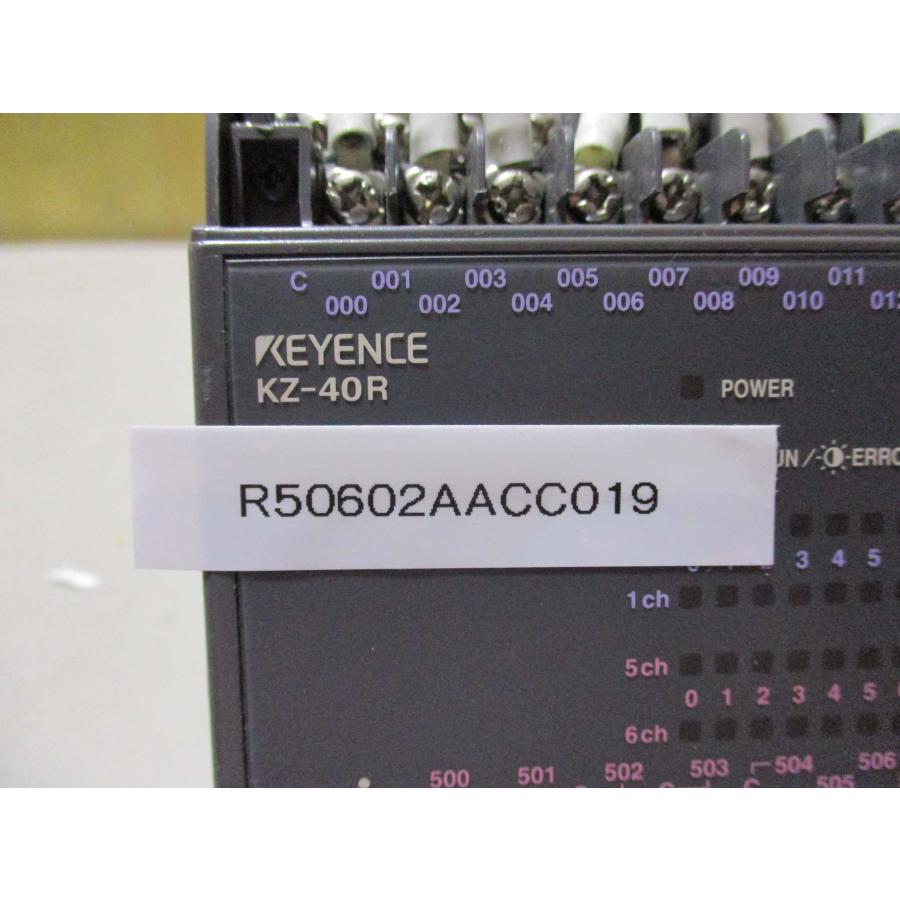 中古KEYENCE KZ-40R超小型パッケージタイプPLC(R50602AACC019