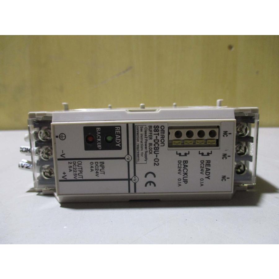 中古OMRON BUFFER BLOCK S8T-DCBU-02 瞬停対策ブロック 2SET(R50602CABC011 ...