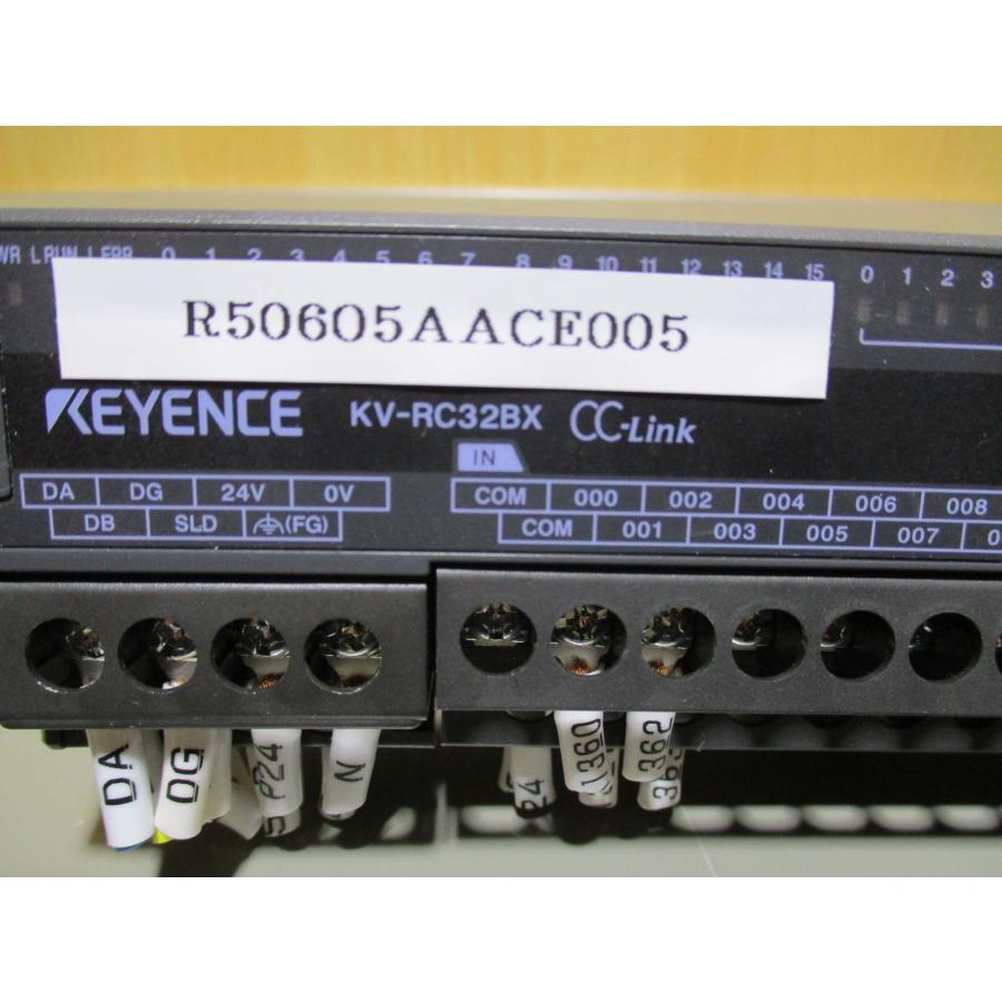 中古 KEYENCE KV-RC32BX プログラマブルコントローラ アナログ