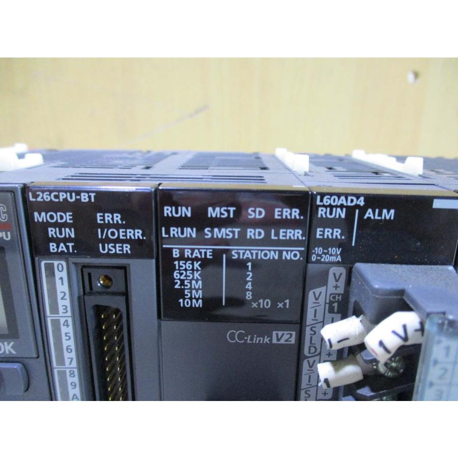 中古 MITSUBISHI L61P L6DSPU L26CPU-BT CC-LINK V2 L60AD4 LD77MH4 