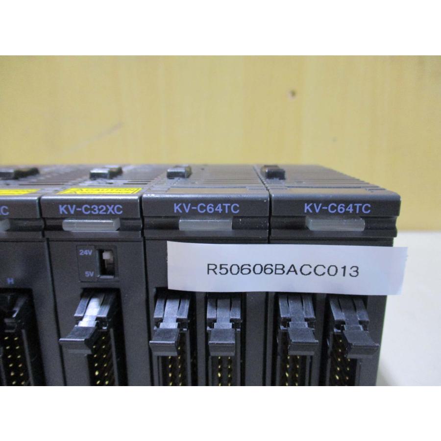 中古 KEYENCE KV-U7/KV-3000/KV-C64XC/KV-C32XC/KV-64TC*2