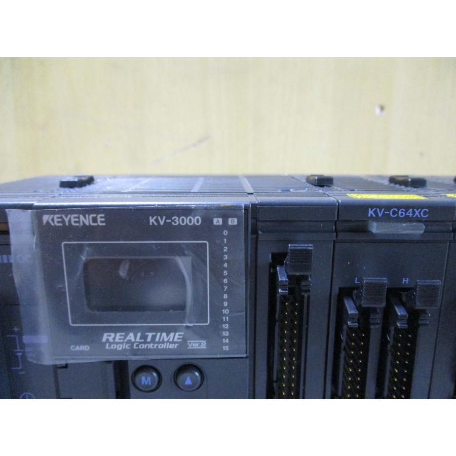 中古 KEYENCE KV-U7/KV-3000/KV-C64XC/KV-C32XC/KV-64TC*2