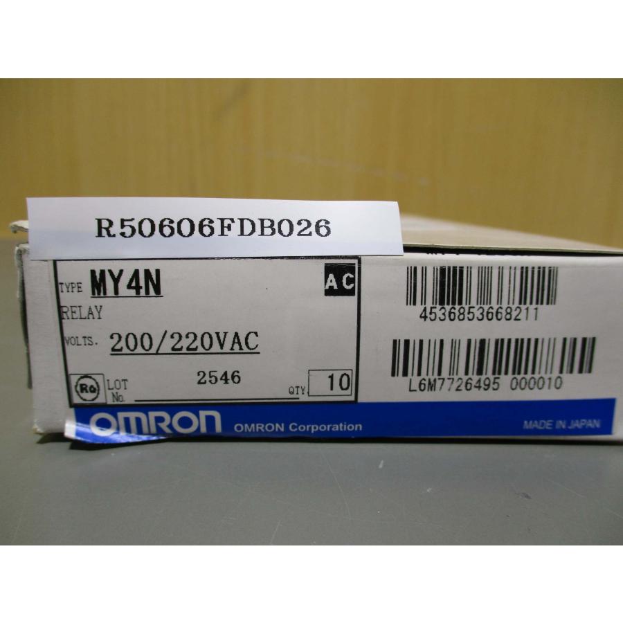 新古 OMRON MY4N DC12V ミニパワーリレー 10個入(R50606FDB026