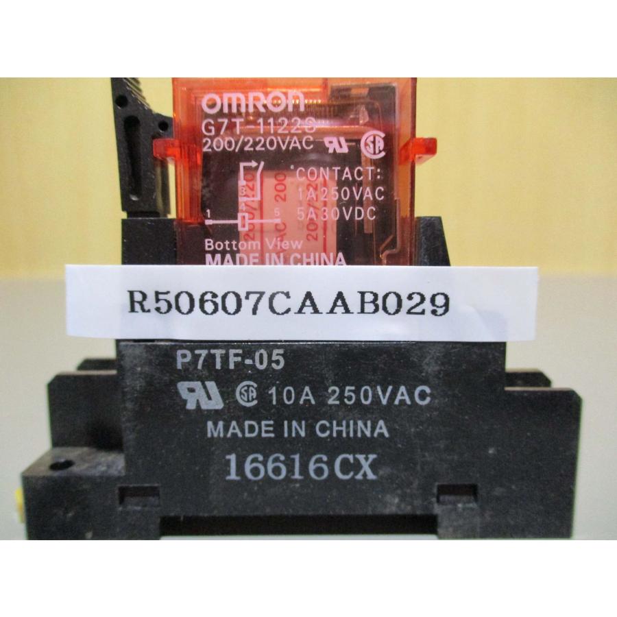 中古 OMRON P7T-1122S P7TF-05 I/O リレー 6個(R50607CAAB029