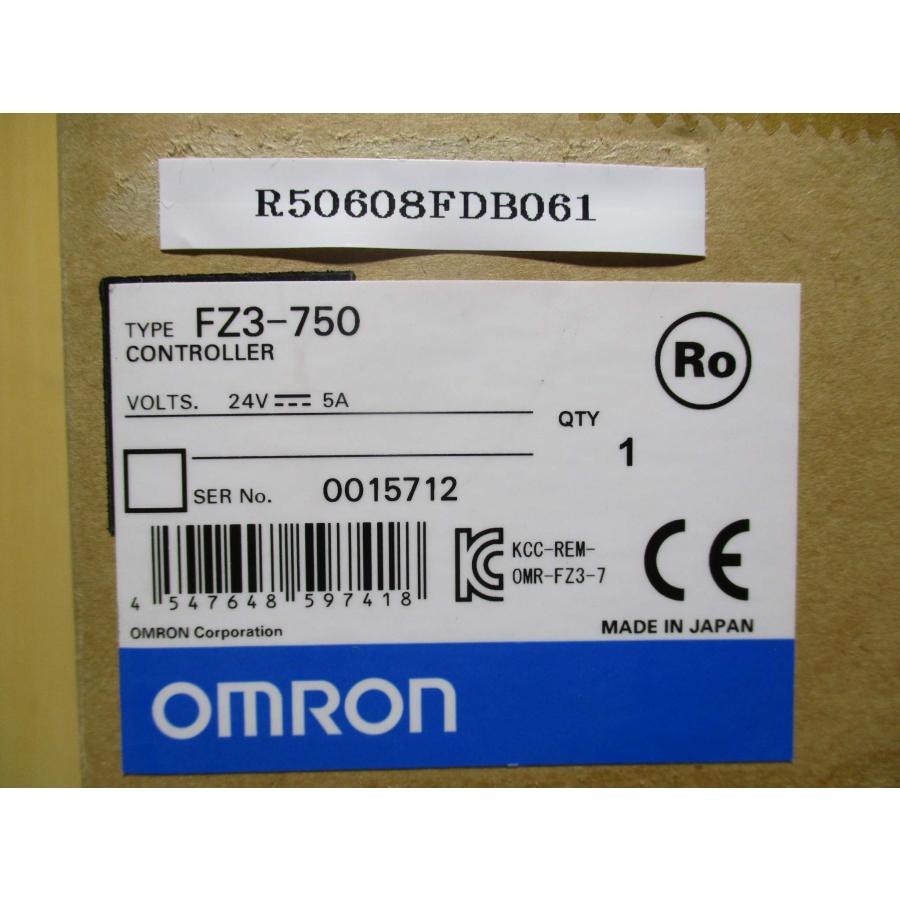 中古 OMRON コントローラ FZ3-750 24V 5A(R50608FDB061 中古 OMRON コントローラ FZ3-750 24V 5A(R50608FDB061