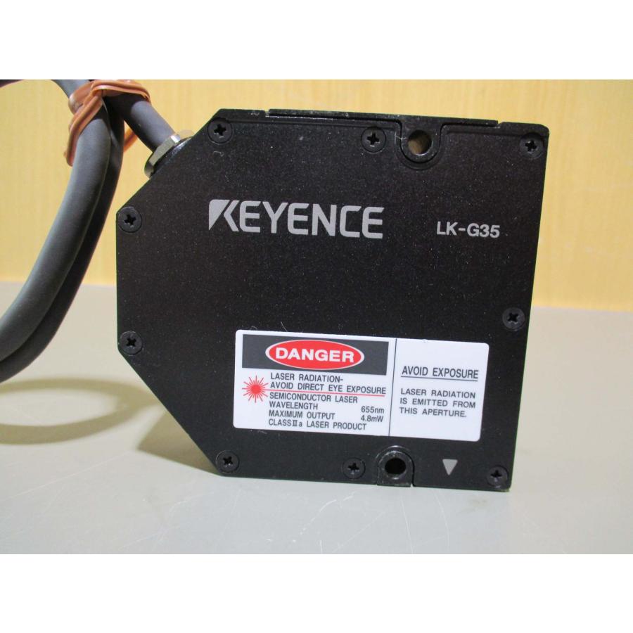【中古】 LK-G35 高速 高精度のCCDー変位センサー 中古 KEYENCE LK-G35 高速・高精度CCDレーザ変位計/高精度センサヘッド
