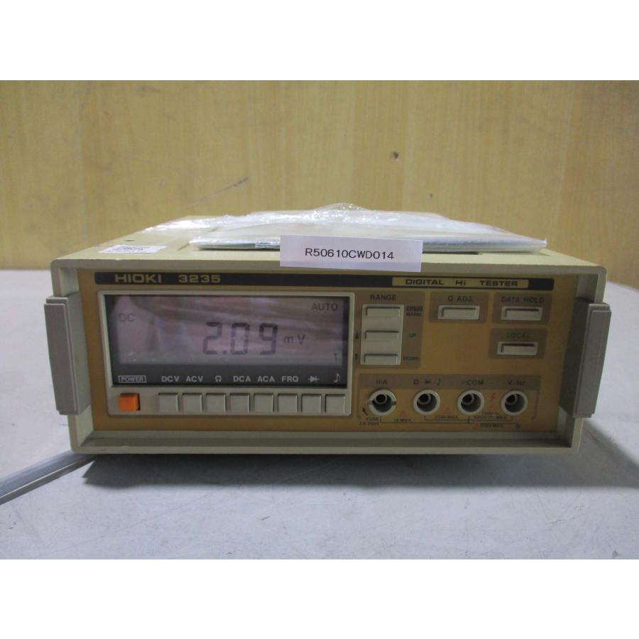 中古 HIOKI 3235 DIGITAL Hi TESTER デジタルマルチメータ 通電 中古 HIOKI 3235 DIGITAL Hi TESTER デジタルマルチメータ 通電