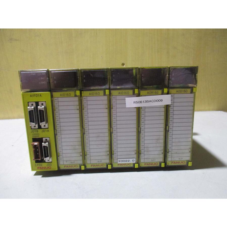 Lot De Modules Fanuc Industriel : Slot Base + 2x AID16D + 1x A0R16G + 1x AIF01A + Câble
