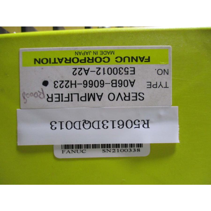 中古 FANUC SERVO AMPLIFIER UNIT A06B-6066-H223(R50613DQD013 中古 FANUC SERVO AMPLIFIER UNIT A06B-6066-H223(R50613DQD013