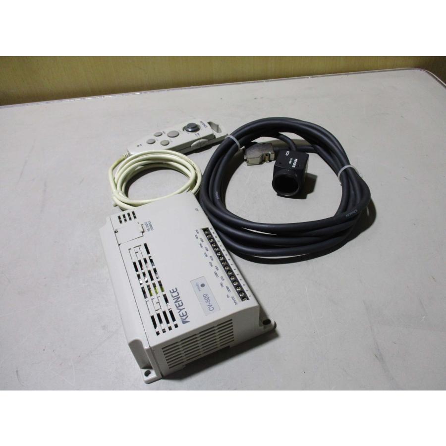 中古 KEYENCE CV-500/CCD CV-050 画像センサ コントローラー