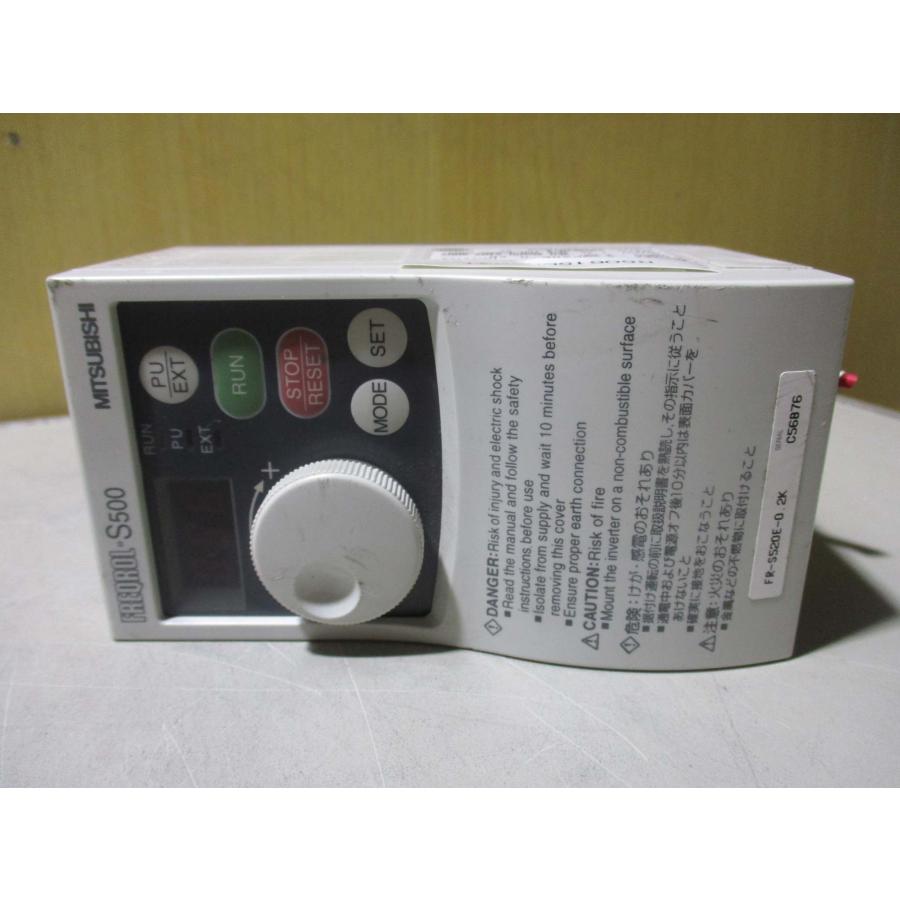 K*t様 MITSUBISHI FR-S520E-3 インバーター 中古MITSUBISHI FR-S520E-0.2K インバータ FREQROL-S500シリーズ 0.2KW