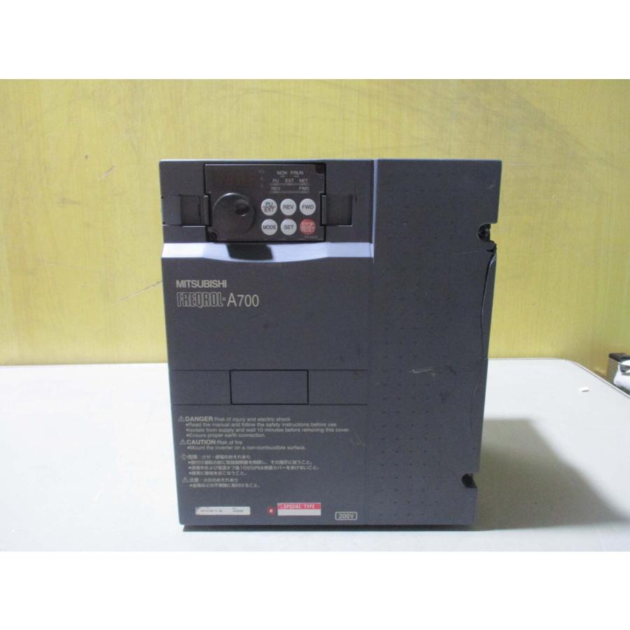 中古 MITSUBISHI FR-A720-5.5K-60 5.5KW Inverter (傷あり