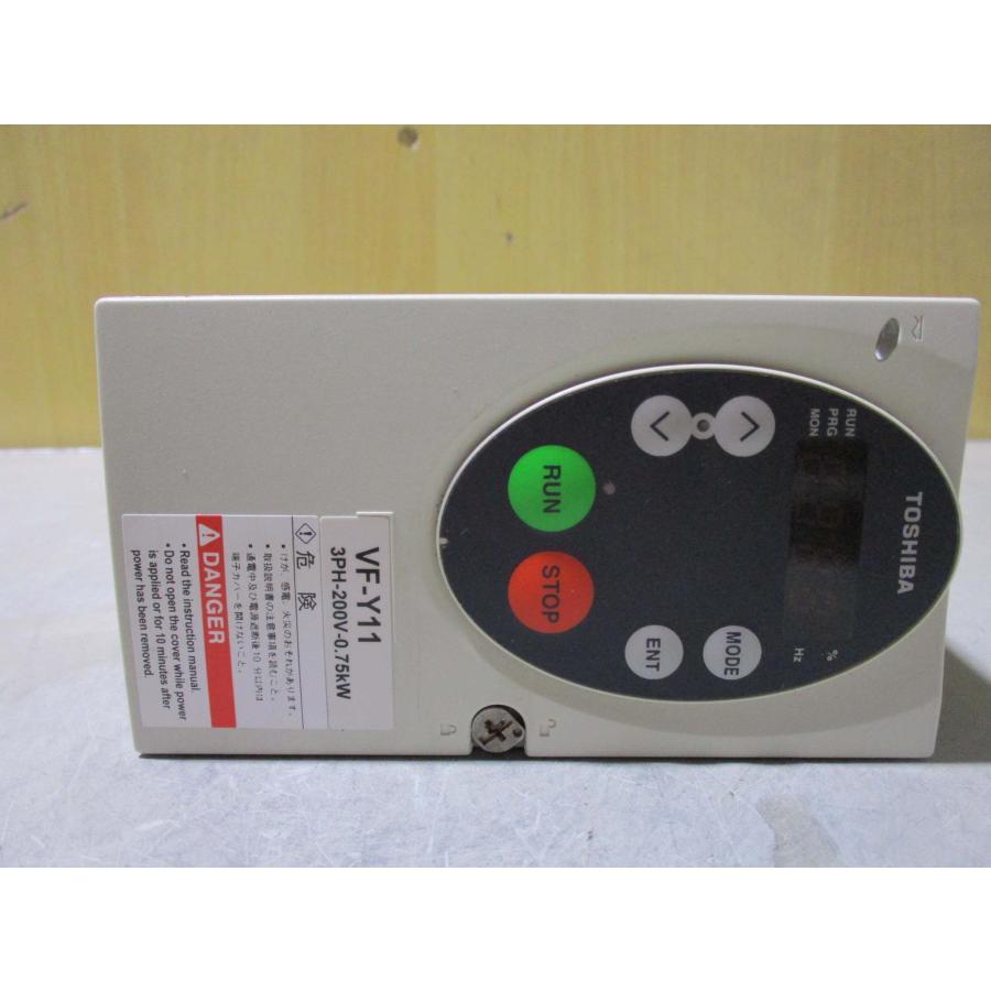 中古 TOSHIBA VFY11-2007PMY-A21 3PH-200V-0.75kw インバーター 中古 TOSHIBA VFY11-2007PMY-A21 3PH-200V-0.75kw インバーター