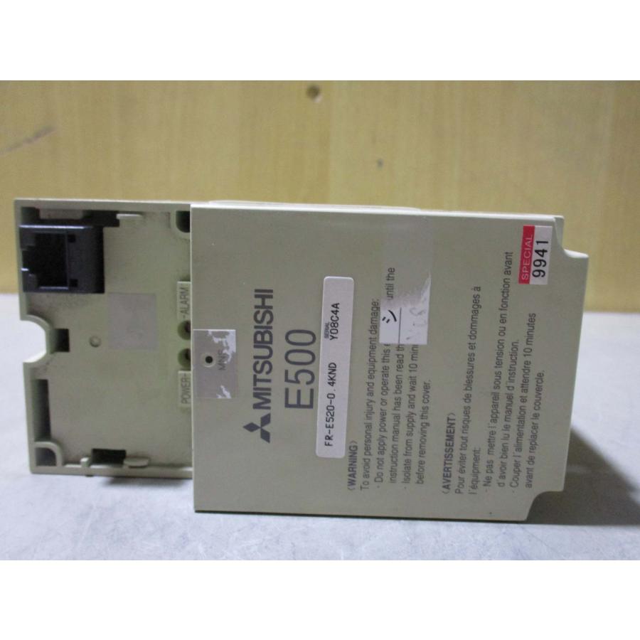 中古 MITSUBISHI FR-E520-0.4KND-04 インバータ(R50619DCC046