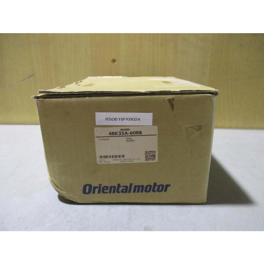 新古 ORIENTAL MOTOR 4RK25A-60RB ウォームギヤードモーター 新古 ORIENTAL MOTOR 4RK25A-60RB ウォームギヤードモーター