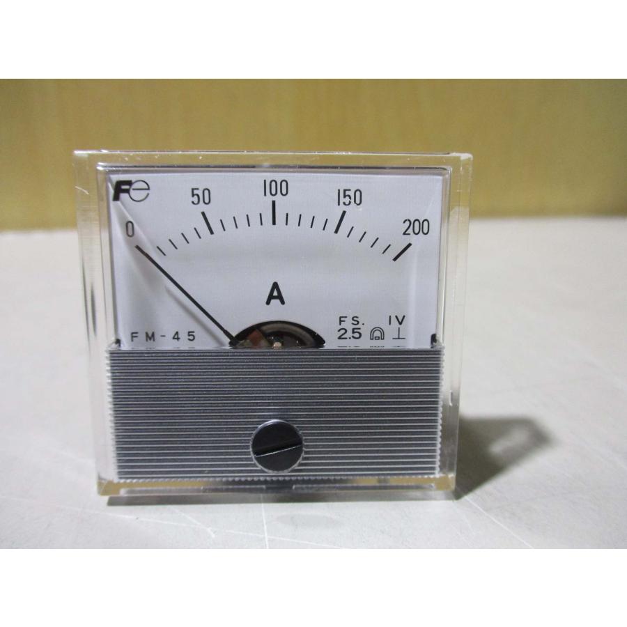 新古 富士電機製 直流電圧計(1V) FM-45(45角）パネルメーター 56個