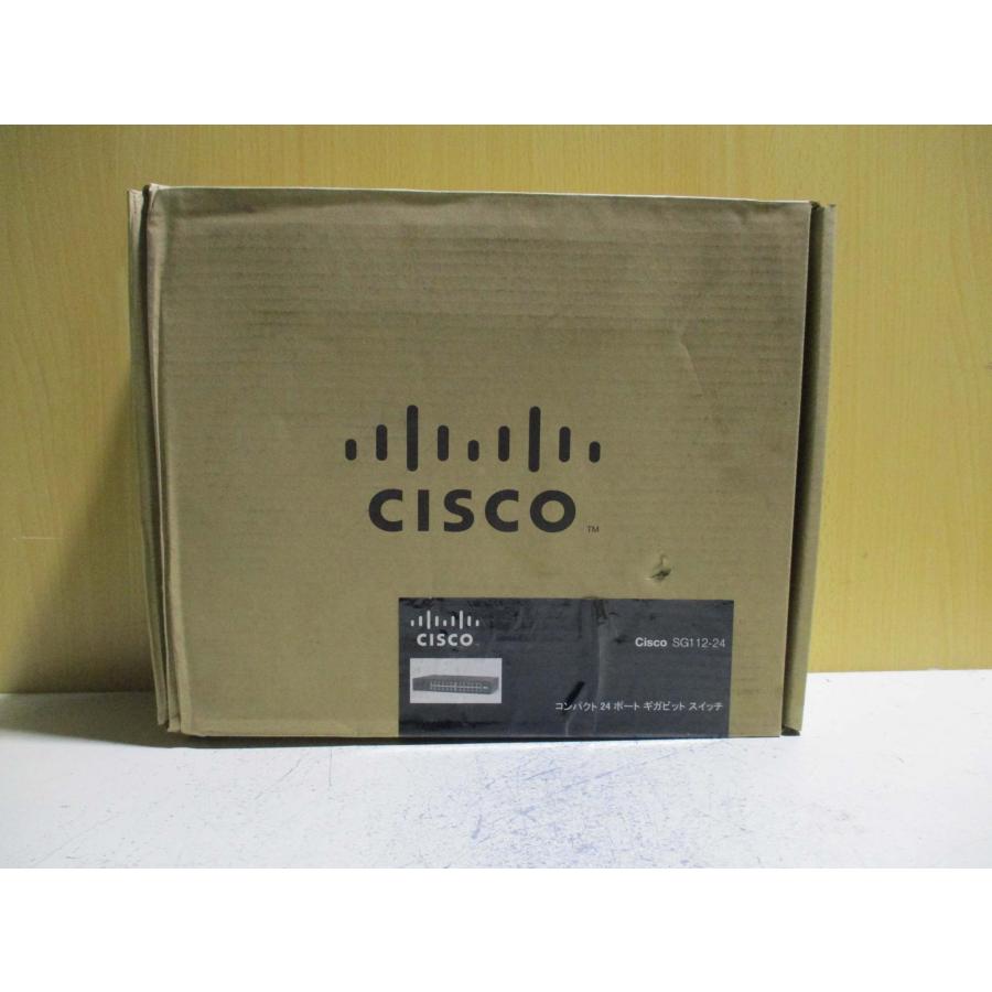 新古 Cisco Systems SG112-24 コンパクト24ポートギガビットスイッチ