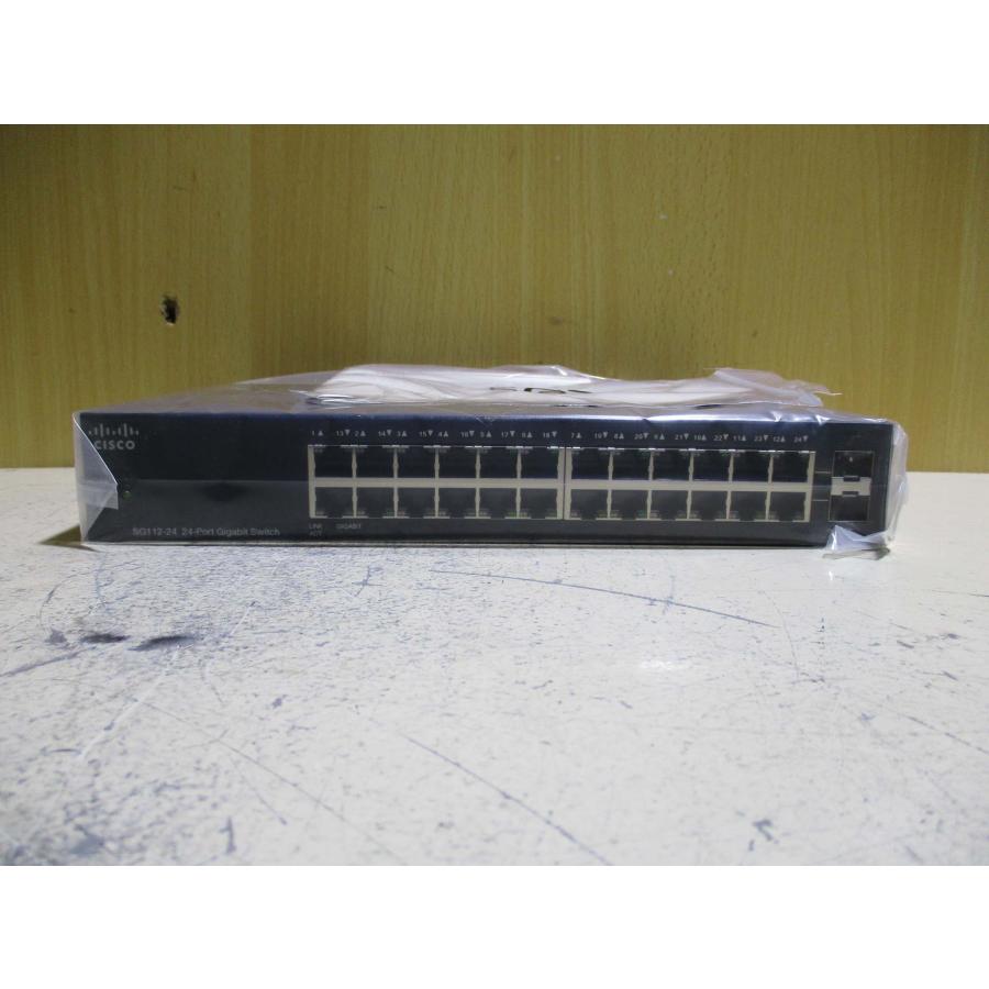 新古 Cisco Systems SG112-24 コンパクト24ポートギガビットスイッチ