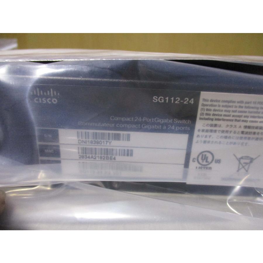 新古 Cisco Systems SG112-24 コンパクト24ポートギガビットスイッチ