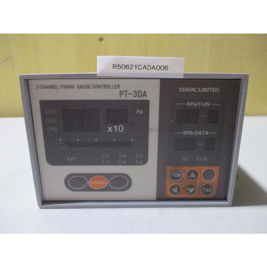 中古 DIAVAC LIMITED CHANNEL PIRANI GAUGE CONTROLLER PT-3DA 中古 DIAVAC LIMITED CHANNEL PIRANI GAUGE CONTROLLER PT-3DA