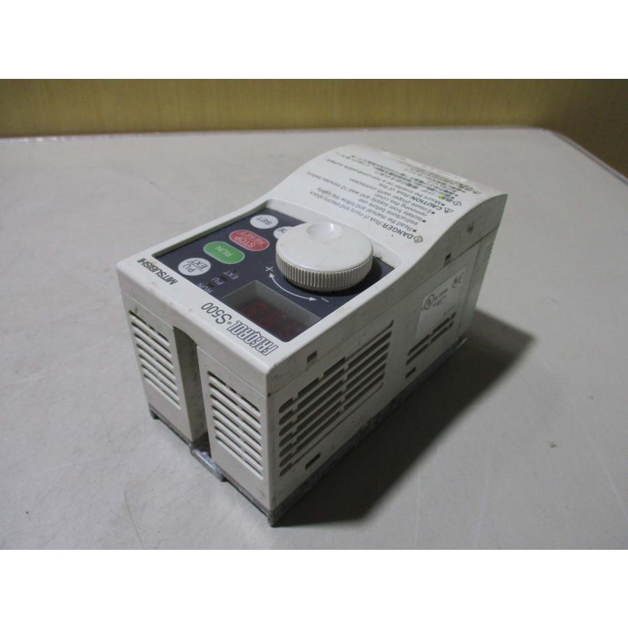 中古 MITSUBISHI INVERTER FR-S520E-0.1K インバータ 0.1kW 5個