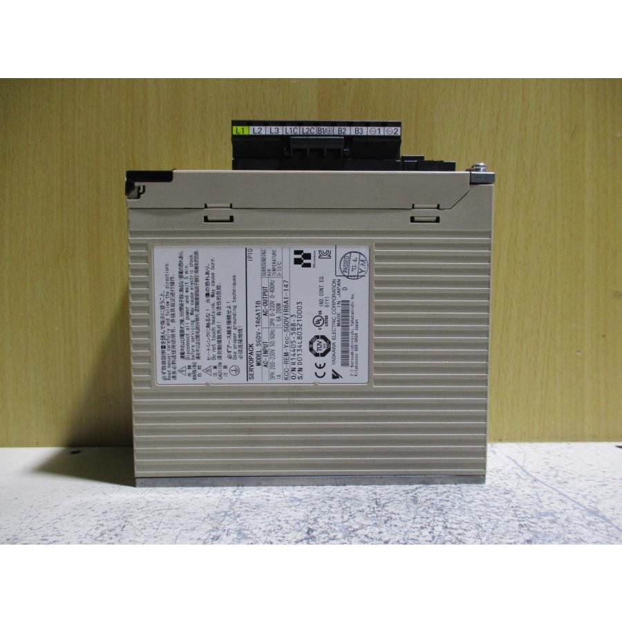 中古 YASKAWA SERVO PACK SGDV-1R6A11B サーボパック 200W
