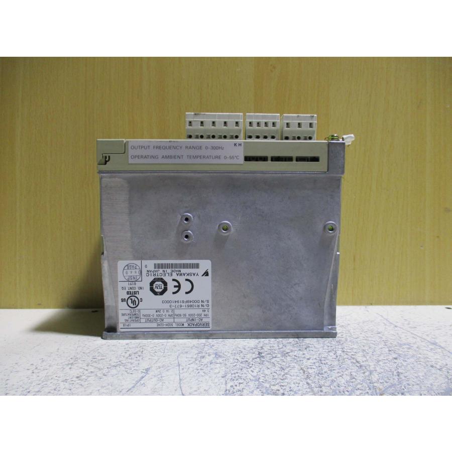 中古 YASKAWA SERVO PACK DEVICENET I/F UNIT JUSP-NS300/SGDH-02AE