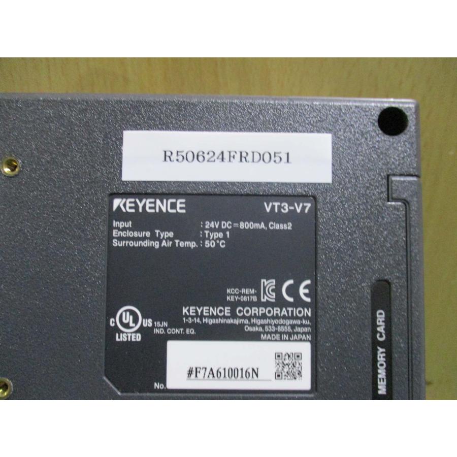 中古 KEYENCE VT3-V7/VT3-E3 7型 VGA TFTカラー タッチパネル 中古 KEYENCE VT3-V7/VT3-E3 7型 VGA TFTカラー タッチパネル