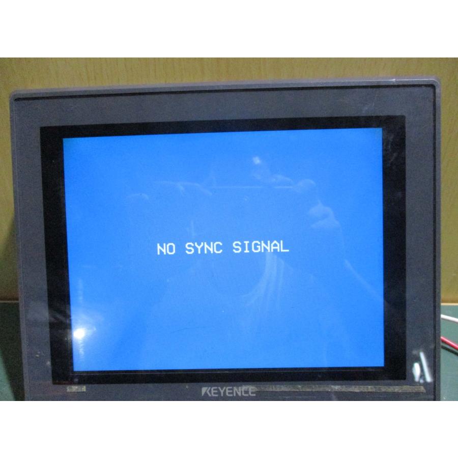 中古KEYENCE COLOR MONITOR CA-MP81 カラーモニター 24VDC 通電OK