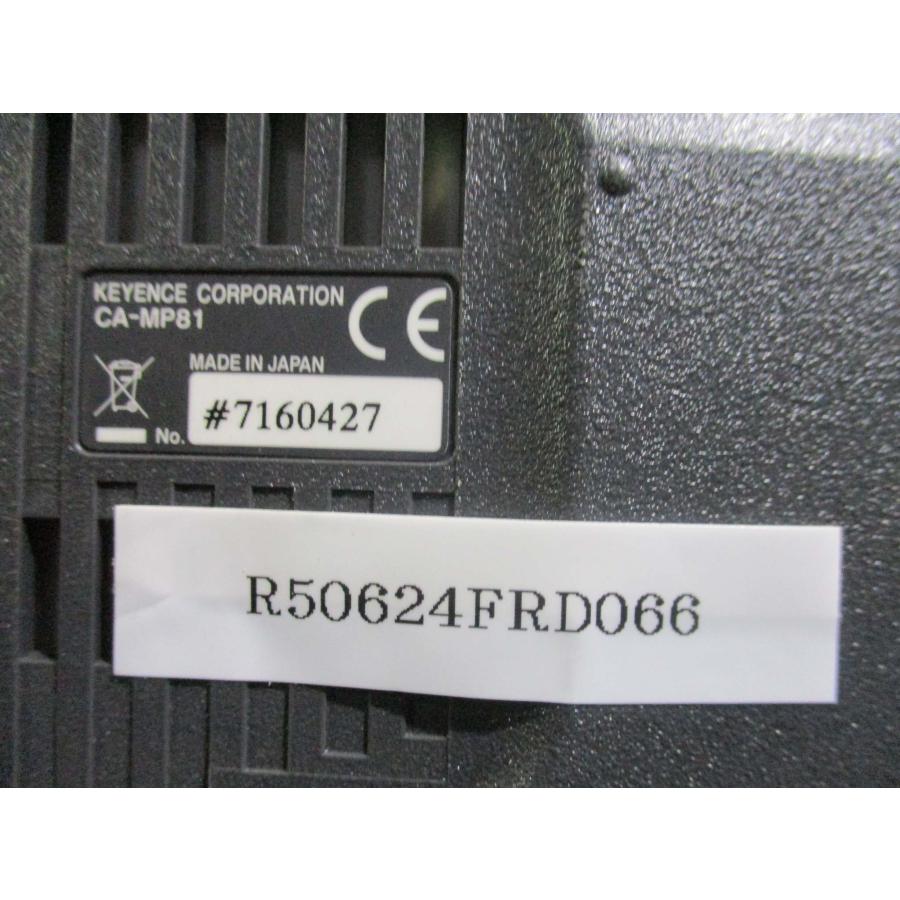 中古KEYENCE COLOR MONITOR CA-MP81 カラーモニター 24VDC 通電OK