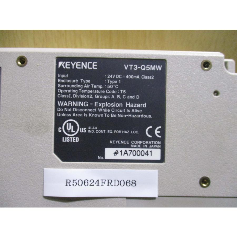 中古 KEYENCE VT3-Q5MW タッチパネルディスプレイ VT3 シリーズ