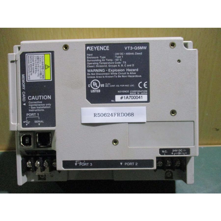 中古 KEYENCE VT3-Q5MW タッチパネルディスプレイ VT3 シリーズ