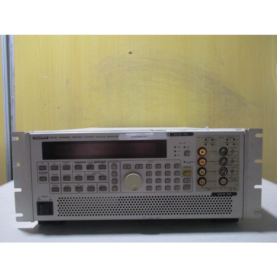 中古 ADVANTEST R6246 2CHANNEL VOLTAGE CURRENT SOURCE/MONITOR 中古 ADVANTEST R6246 2CHANNEL VOLTAGE CURRENT SOURCE/MONITOR