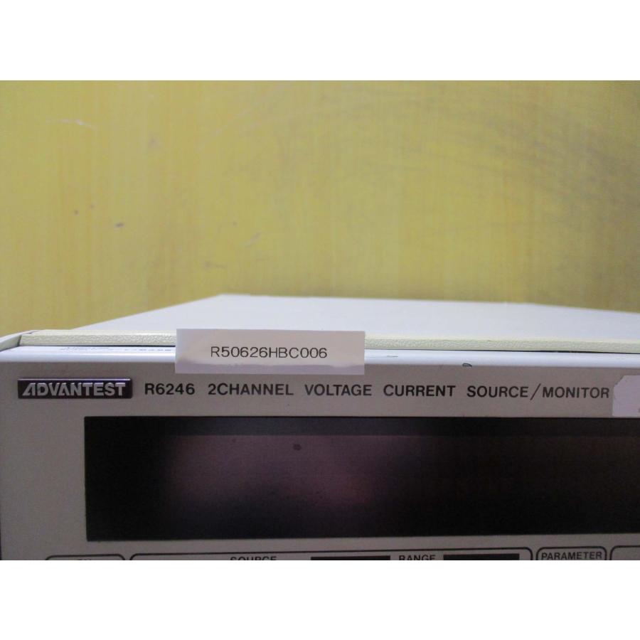 中古 ADVANTEST R6246 2CHANNEL VOLTAGE CURRENT SOURCE/MONITOR 中古 ADVANTEST R6246 2CHANNEL VOLTAGE CURRENT SOURCE/MONITOR