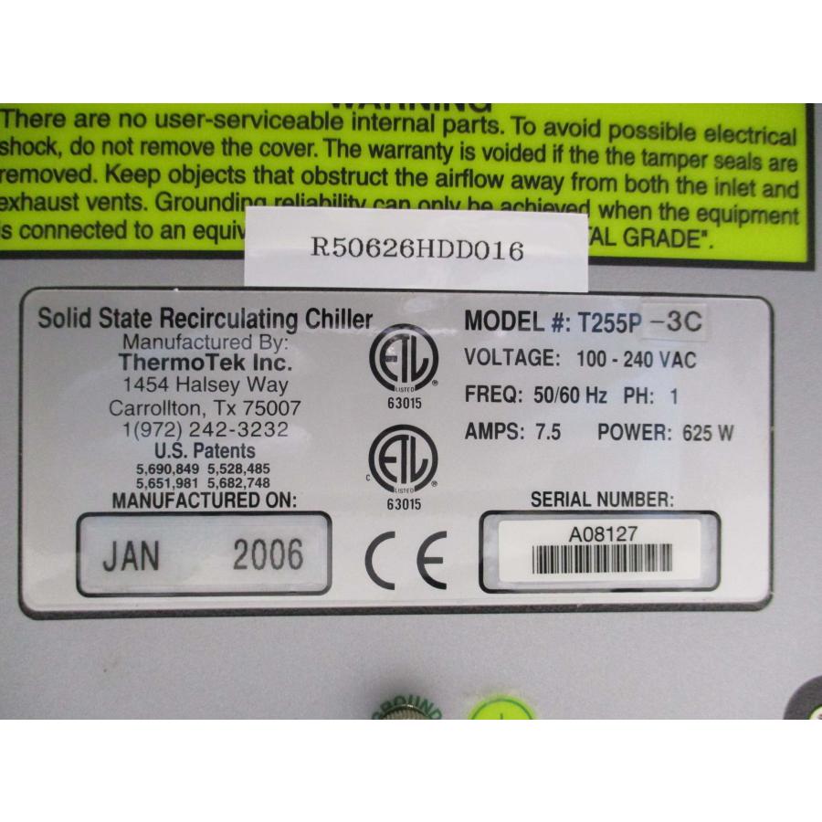 中古 Thermo Tek COHERENT T255P-3C VOLTAGE:100-240V AC FREQ 中古 Thermo Tek COHERENT T255P-3C VOLTAGE:100-240V AC FREQ